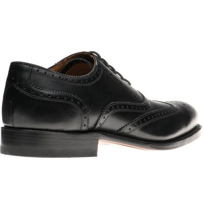 Product image for Herring Gosport in black calf