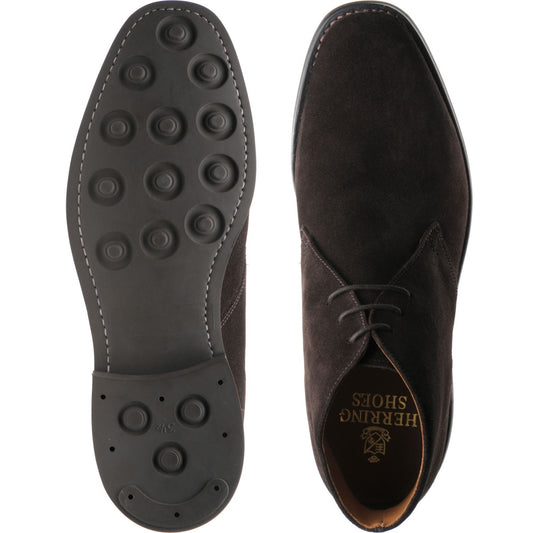 Product image for Herring Grays Rubber in brown suede