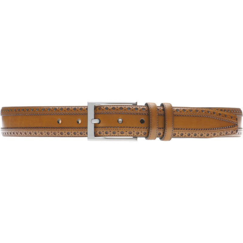 Product image for Herring Harrow Belt in chestnut calf