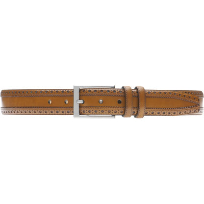 Product image for Herring Harrow Belt in chestnut calf