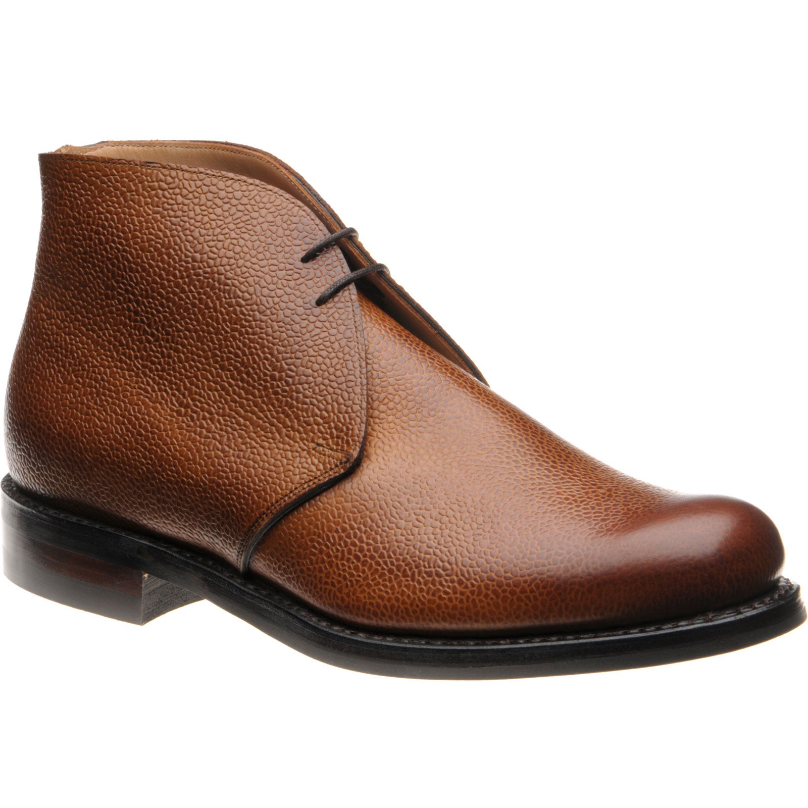 Product image for Herring Herald mens rubber-soled Chukka boots in cedar grain