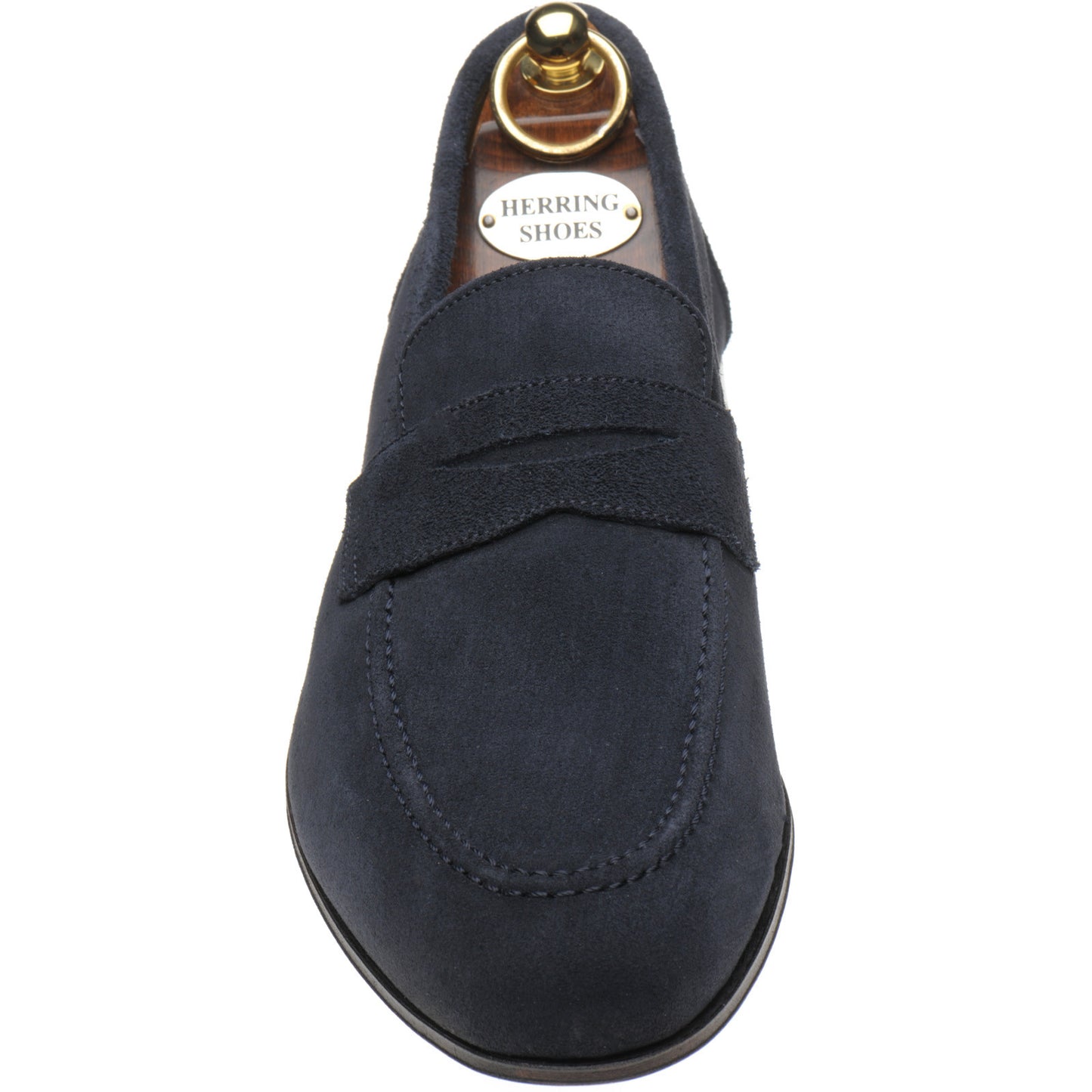 Product image for Herring Ibstock II mens hybrid-soled loafers in navy suede
