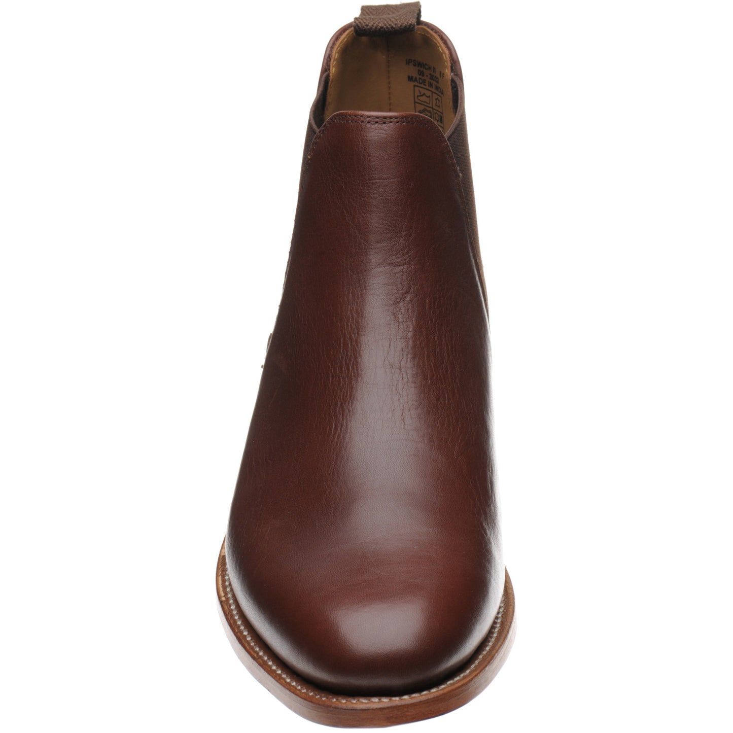 Product image for Herring Ipswich II mens Chelsea boots in brown waxy calf (second)