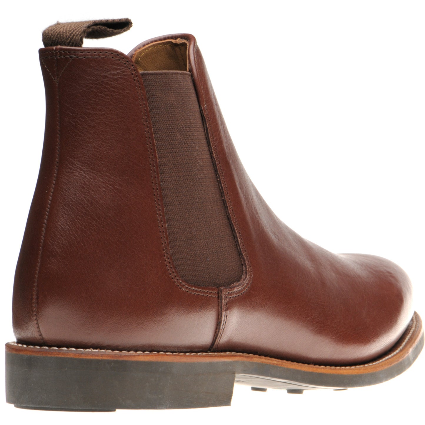 Product image for Herring Ipswich II mens Chelsea boots in brown waxy calf (second)