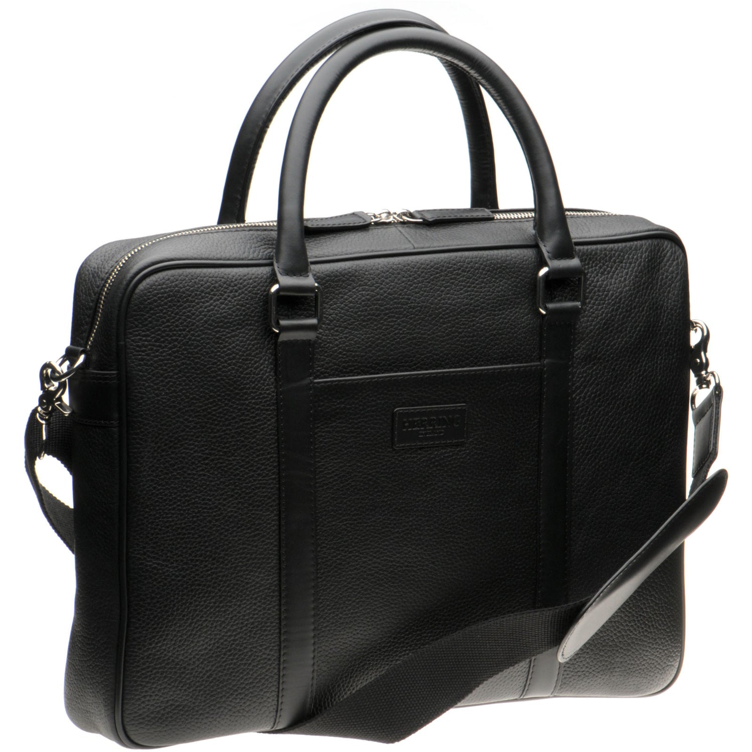 Product image for Herring Kimpton Laptop Bag in black grain