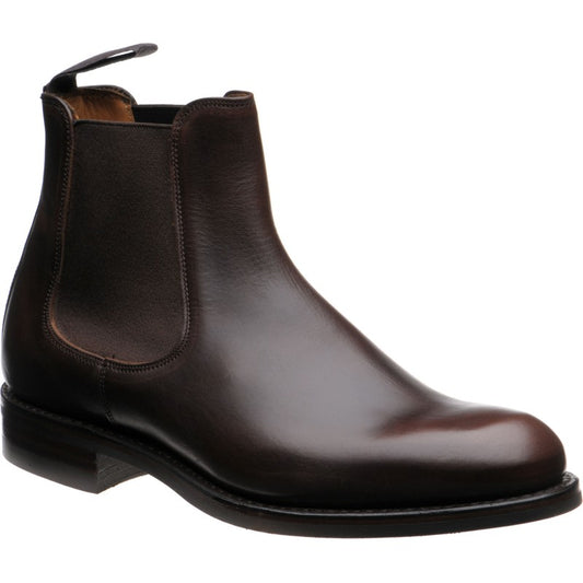 Product image for Herring Kirkby R in brown waxy calf