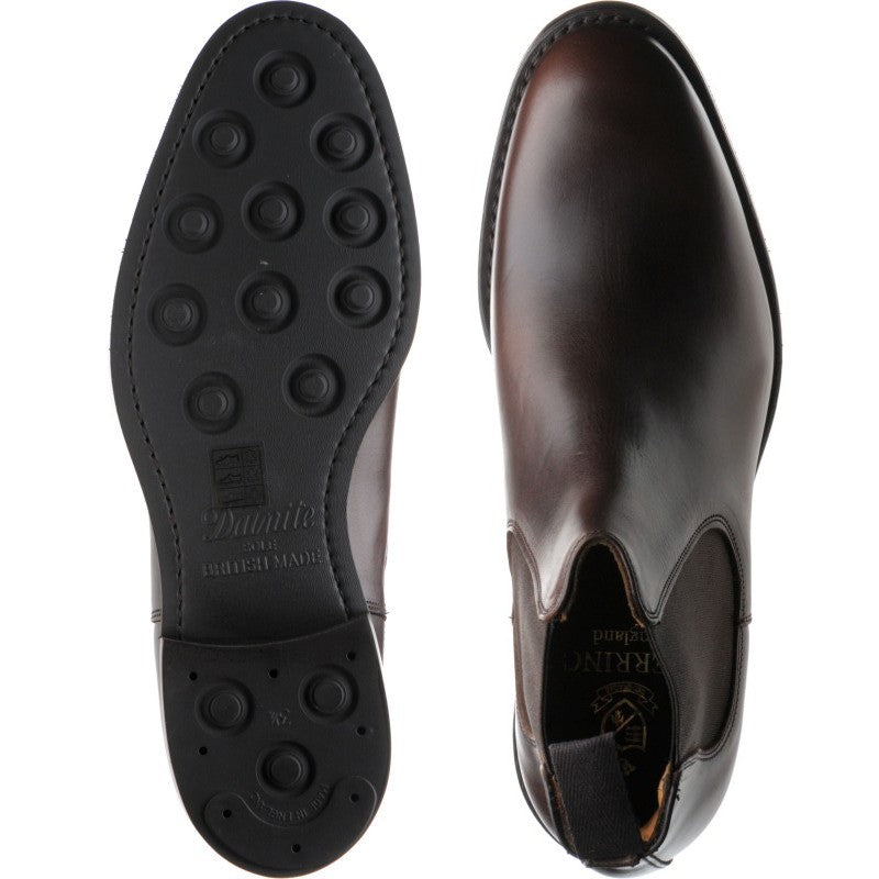 Product image for Herring Kirkby R in brown waxy calf