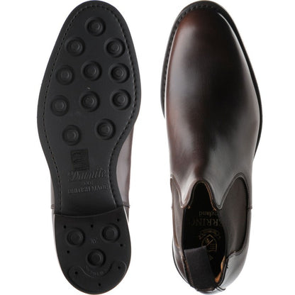 Product image for Herring Kirkby R in brown waxy calf