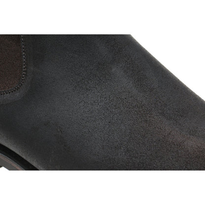 Product image for Herring Kirkby R mens rubber-soled Chelsea boots in brown waxy suede
