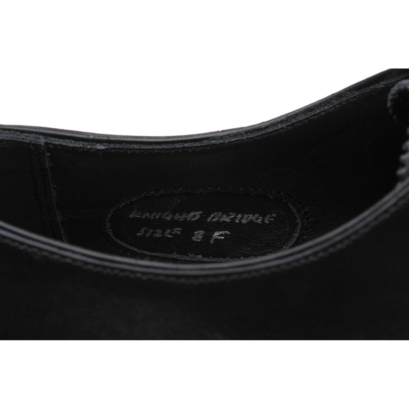 Product image for Herring Knightsbridge (Oxford) mens Oxfords in black calf (second)