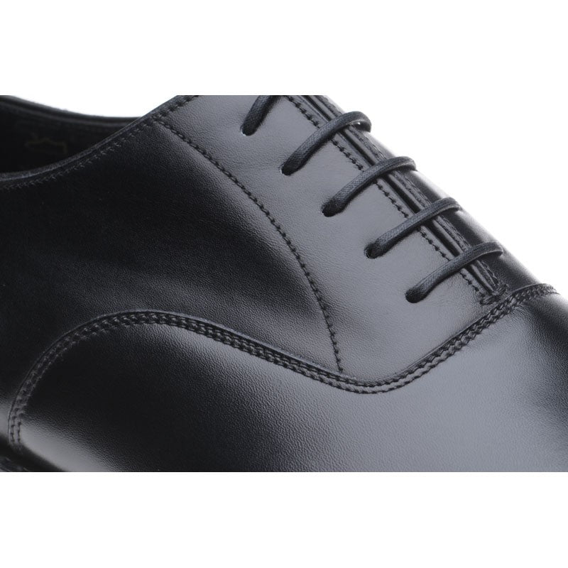 Product image for Herring Knightsbridge R mens rubber-soled Oxfords in black calf (second)