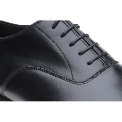 Product image for Herring Knightsbridge R mens rubber-soled Oxfords in black calf (second)