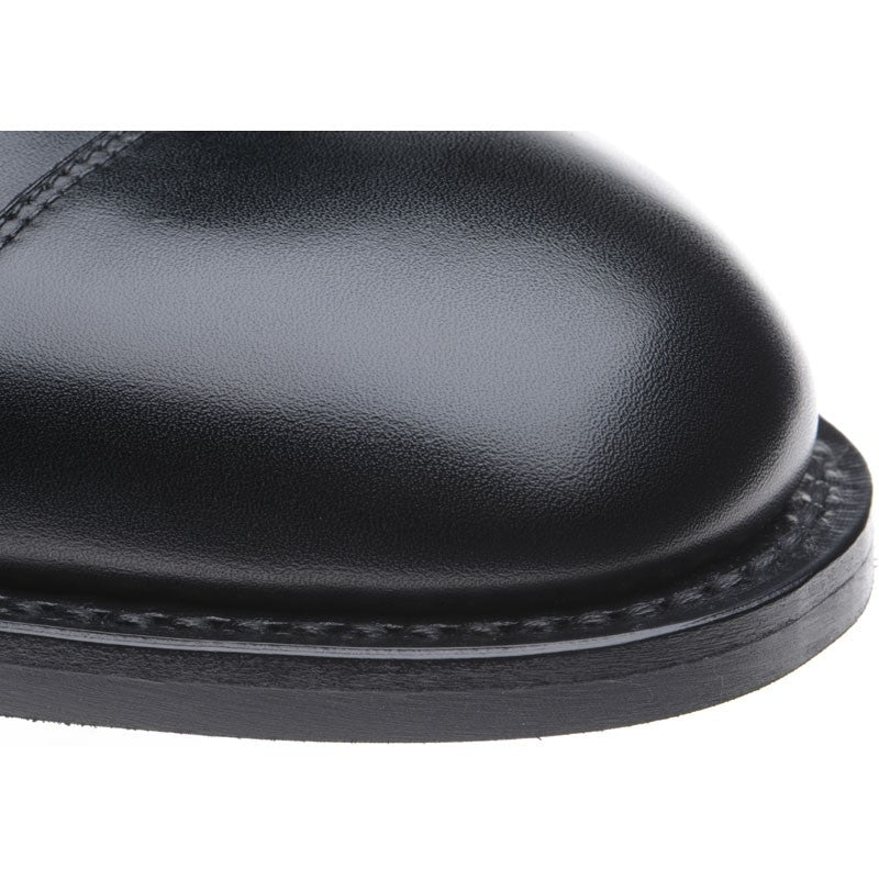 Product image for Herring Knightsbridge R mens rubber-soled Oxfords in black calf (second)