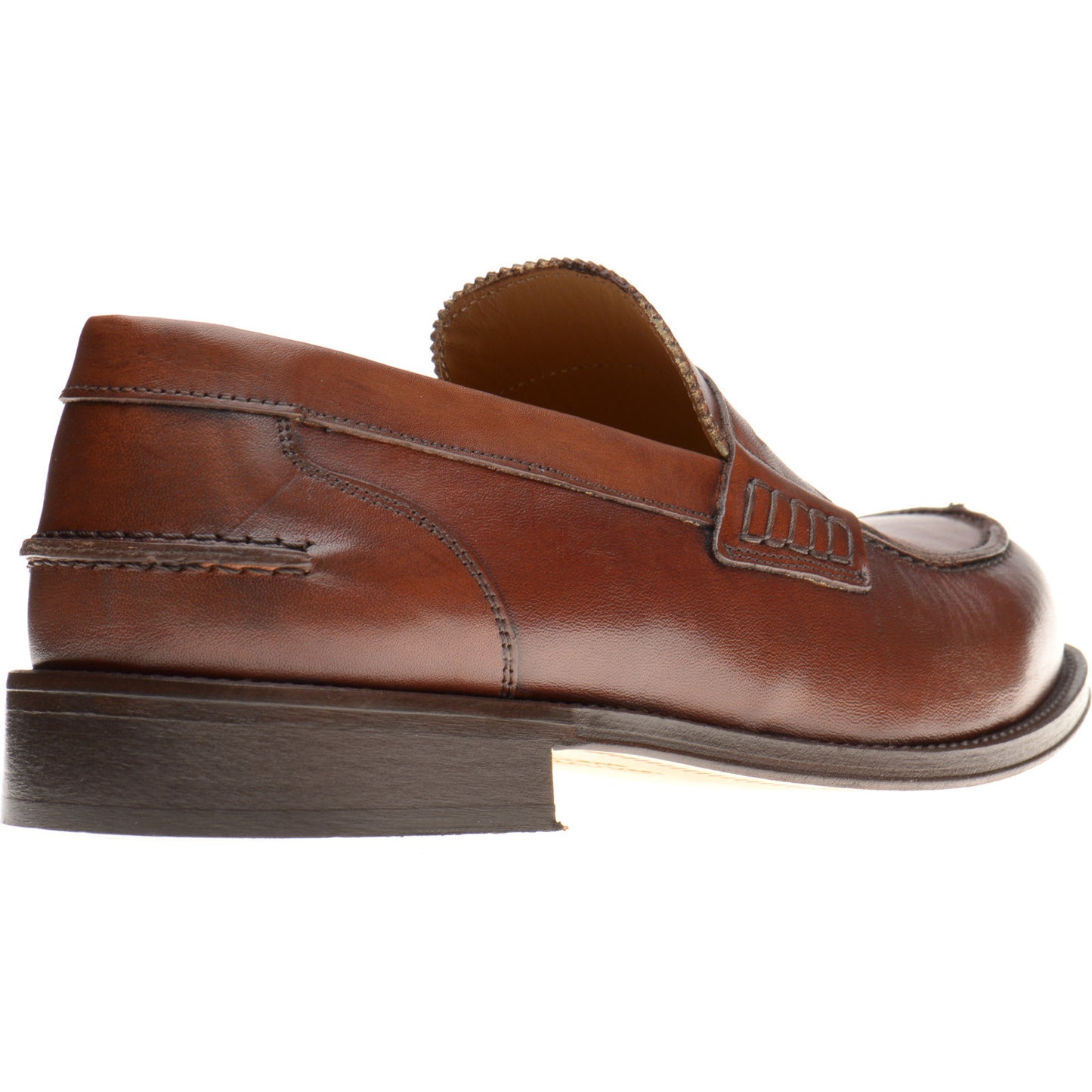 Product image for Herring Lombardo mens hybrid-soled loafers in brown calf