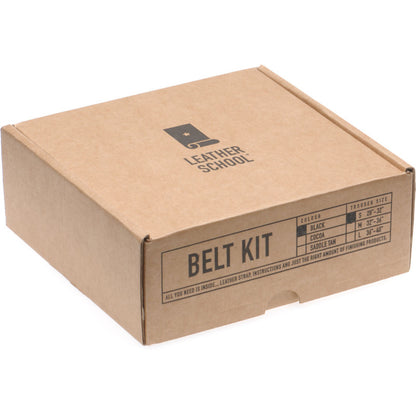 Product image for Herring Make Your Own Belt Kit in black calf
