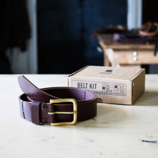 Product image for Herring Make Your Own Belt Kit in cocoa calf