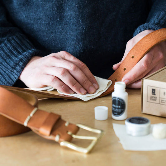 Product image for Herring Make Your Own Belt Kit in saddle tan