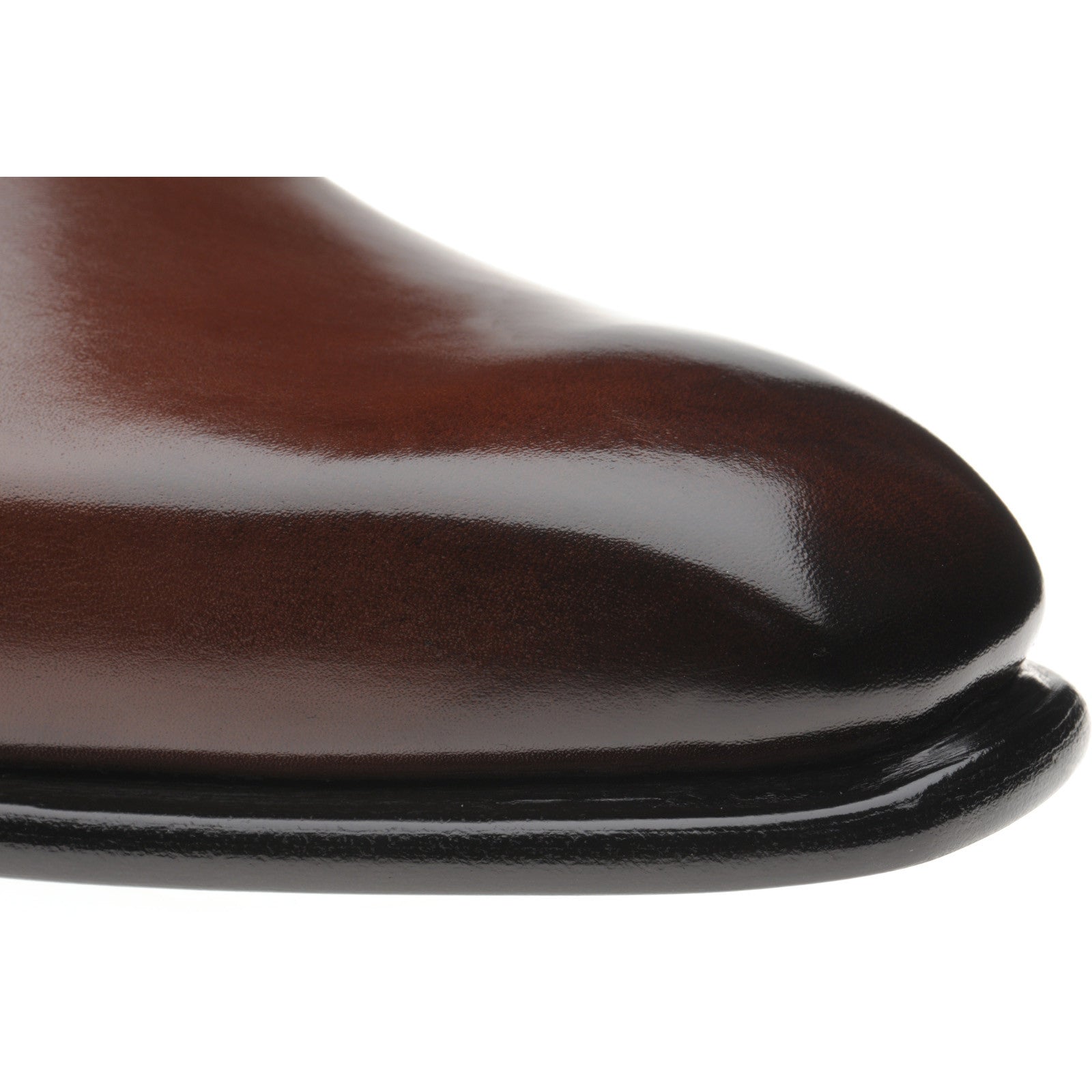 Product image for Herring Malborough mens Derby shoes in dark brown calf (second)