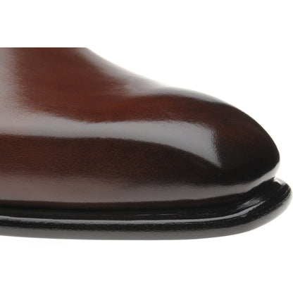 Product image for Herring Malborough mens Derby shoes in dark brown calf (second)