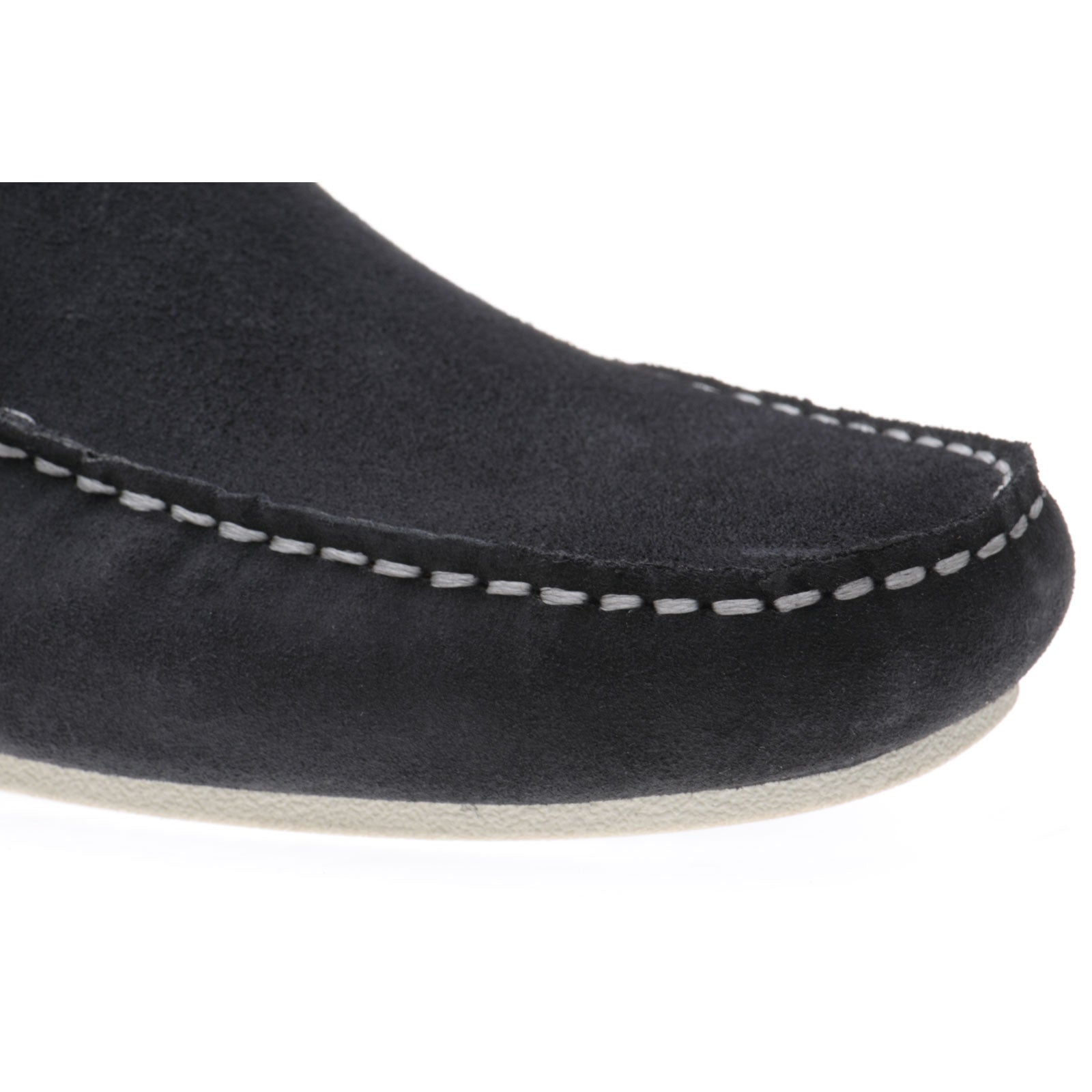 Herring Louisa ladies rubber-soled driving moccasins in sand suede main image 1