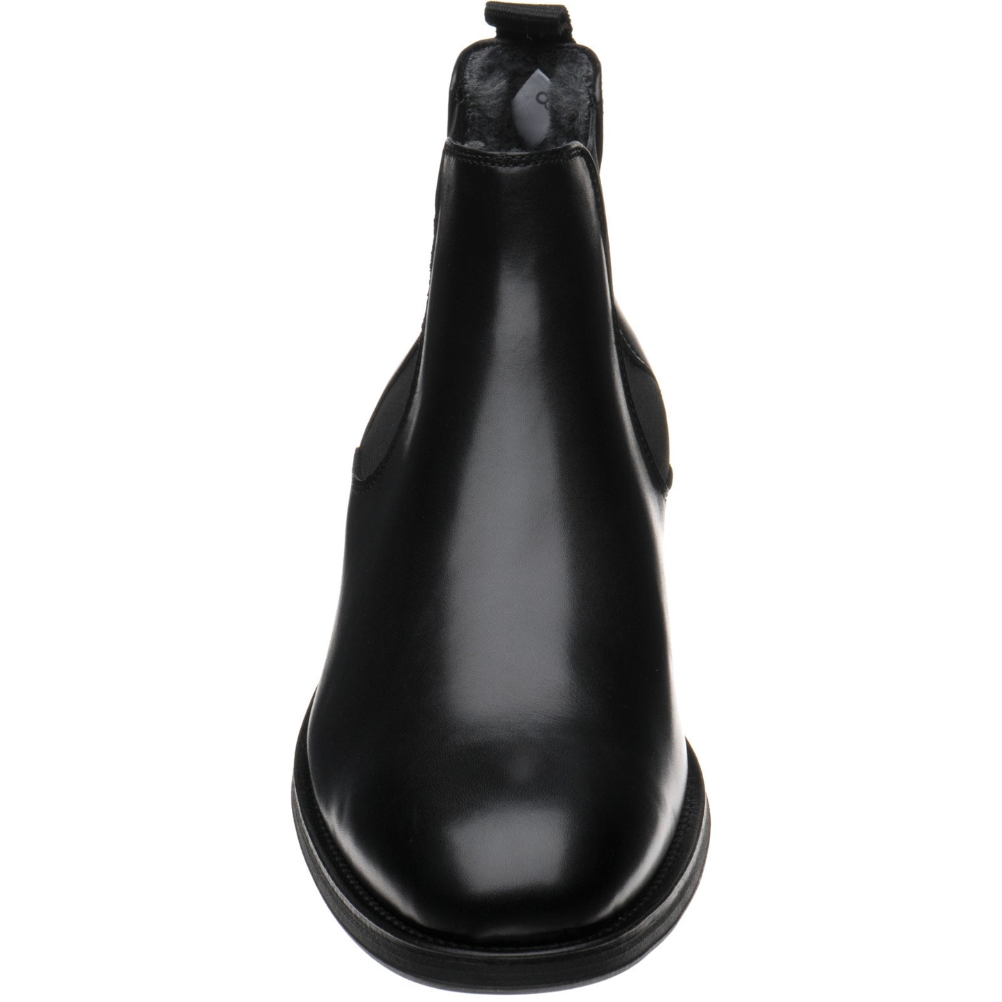 Product image for Herring Matterhorn mens rubber-soled Chelsea boots in black calf (second)