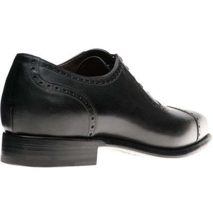 Product image for Herring Millbank mens brogues in black calf