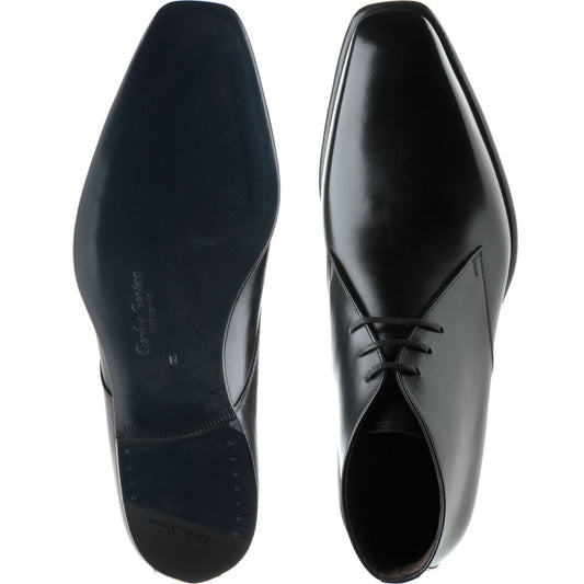 Product image for Herring Milner mens Chukka boots in black calf