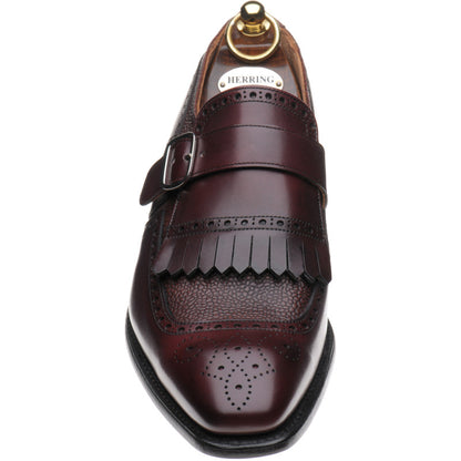 Product image for Herring Montpellier in burgundy calf and grain