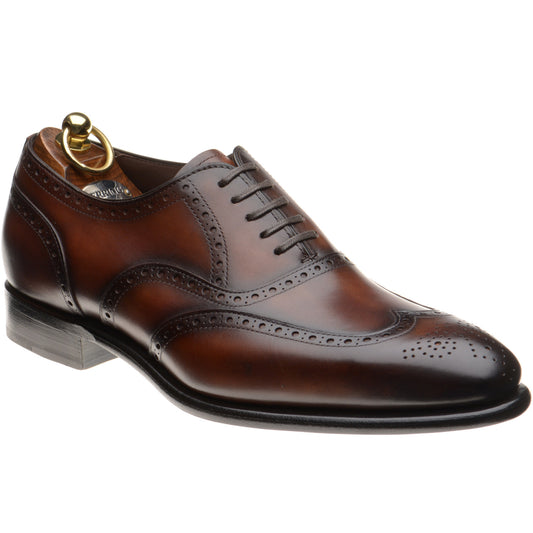 Product image for Herring Munster II mens brogues in rosewood calf