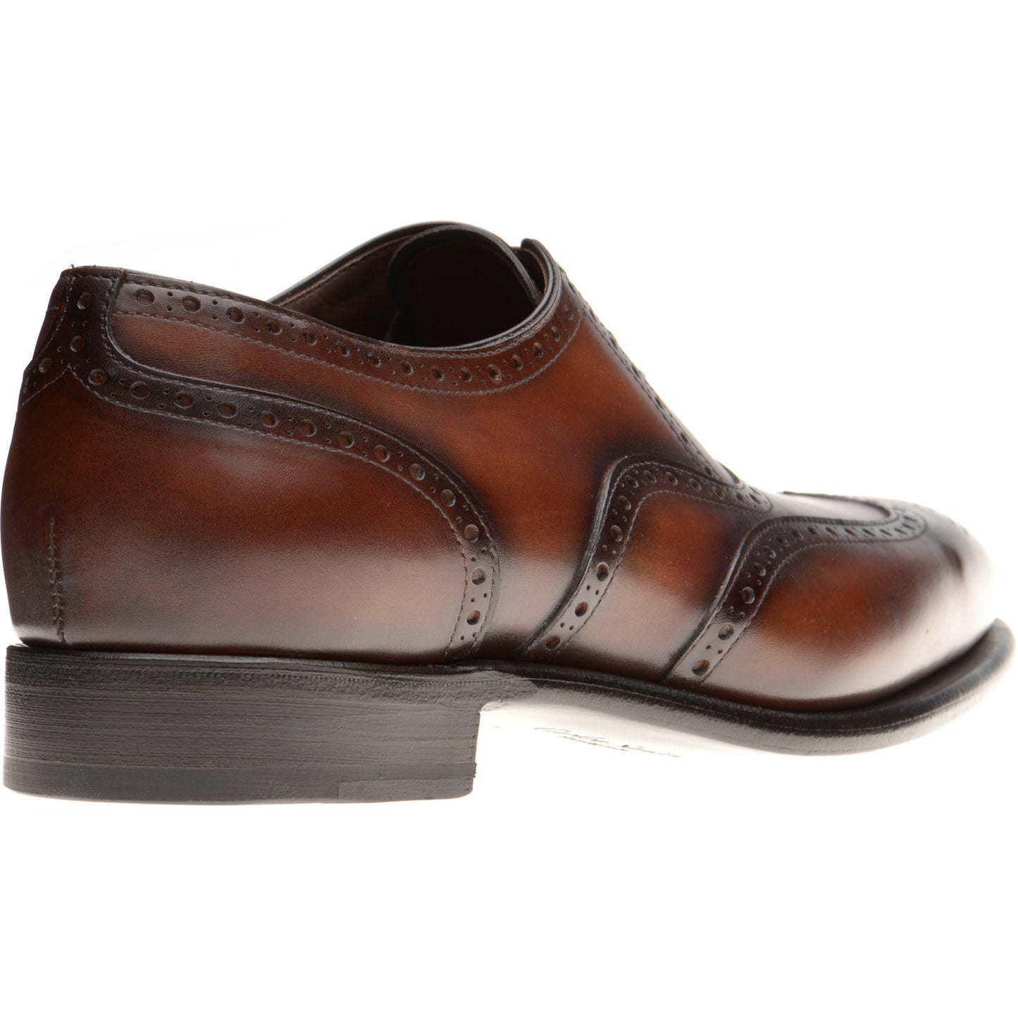 Product image for Herring Munster II mens brogues in rosewood calf