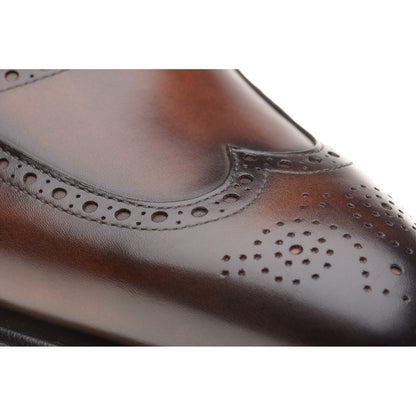Product image for Herring Munster II mens brogues in rosewood calf