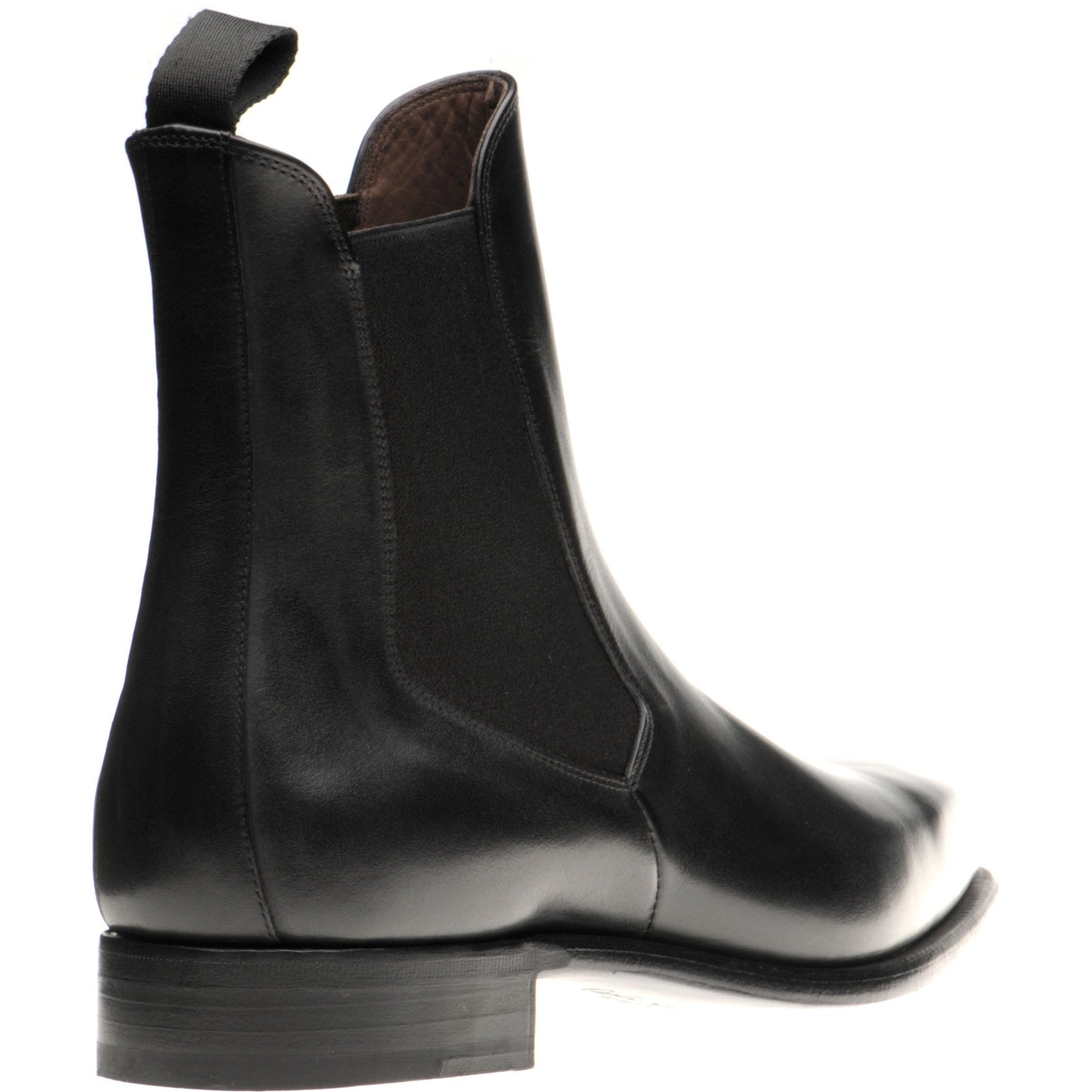 Product image for Herring Muswell mens Chelsea boots in black calf (second)