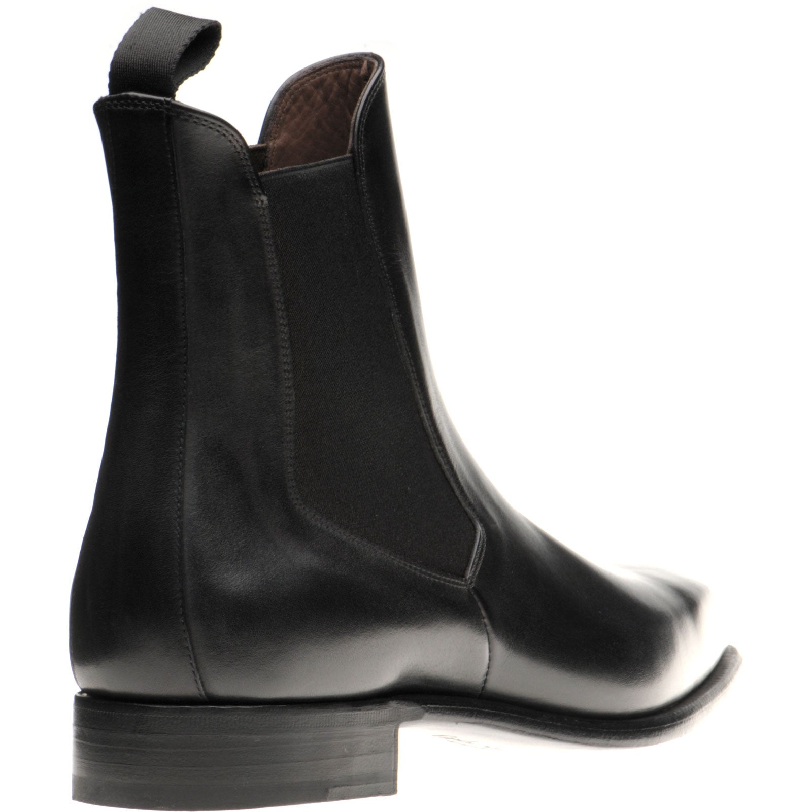 Product image for Herring Muswell mens Chelsea boots in black calf (second)