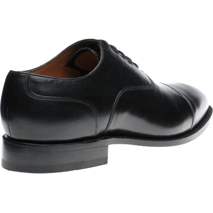 Product image for Herring Newcastle mens Oxfords in black calf (second)