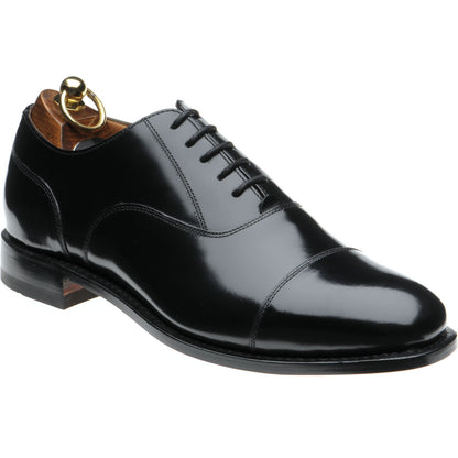 Product image for Herring Newcastle mens Oxfords in black polished (second)