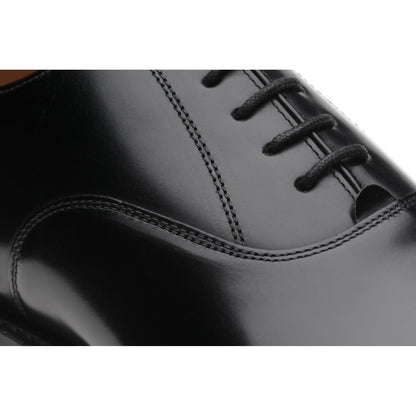 Product image for Herring Newcastle mens Oxfords in black polished (second)