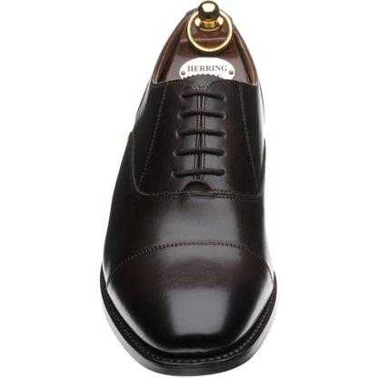 Product image for Herring Newcastle mens Oxfords in dark chocolate calf (second)