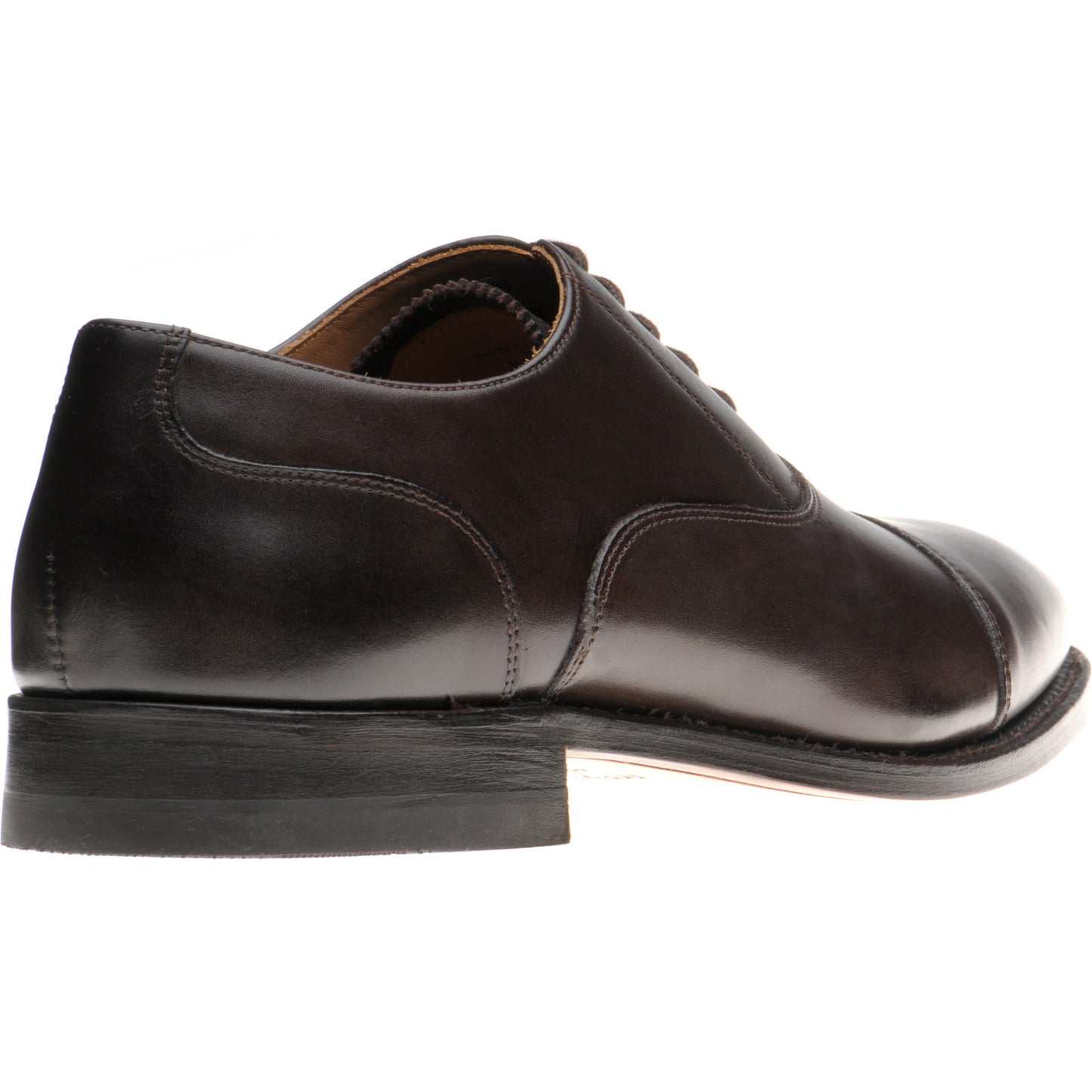 Product image for Herring Newcastle mens Oxfords in dark chocolate calf (second)