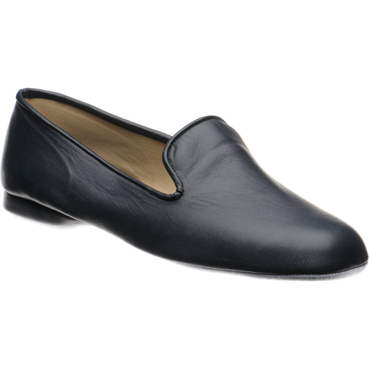 Product image for Herring Noble mens slippers in navy deerskin (second)