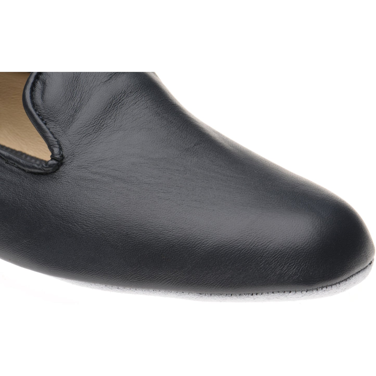 Product image for Herring Noble mens slippers in navy deerskin (second)