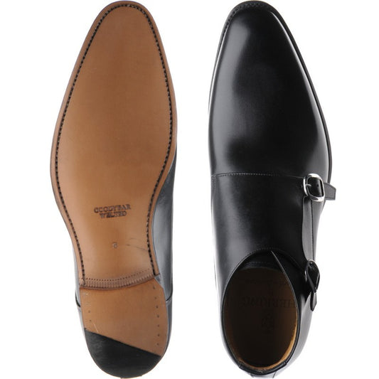 Product image for Herring Orwell mens boots in black calf (second)