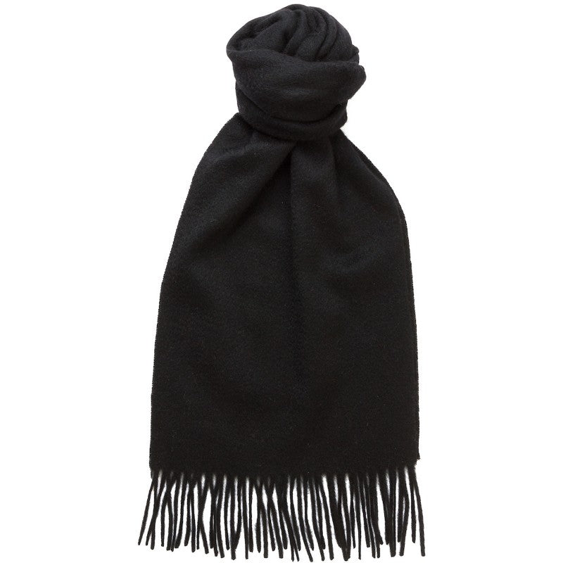 Product image for Herring Plain Cashmere Scarf in black cashmere