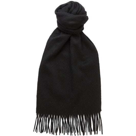 Product image for Herring Plain Cashmere Scarf in black cashmere