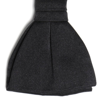 Product image for Herring Ready Tied Bow Tie in black plain silk