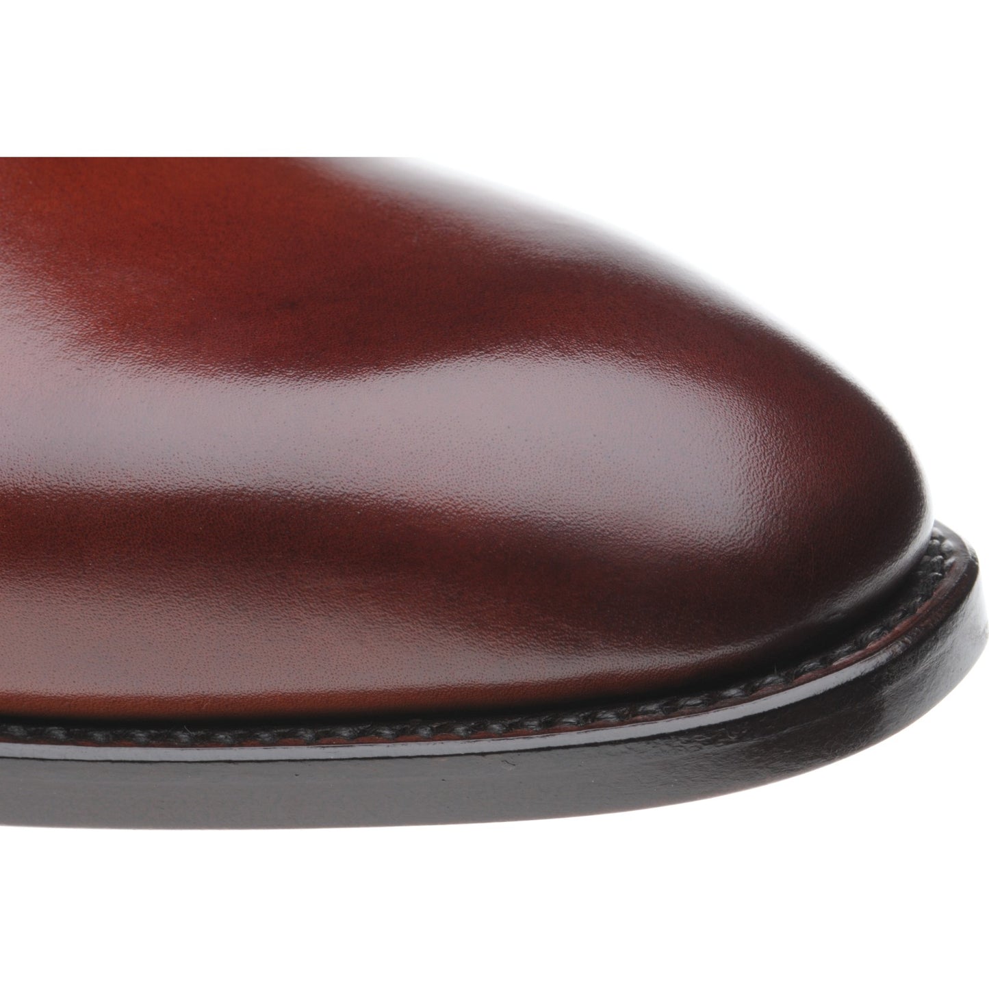 Product image for Herring Shakespeare mens double monk shoes in rosewood calf (second)