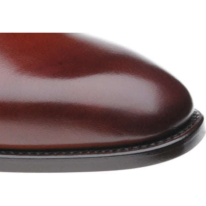 Product image for Herring Shakespeare mens double monk shoes in rosewood calf (second)