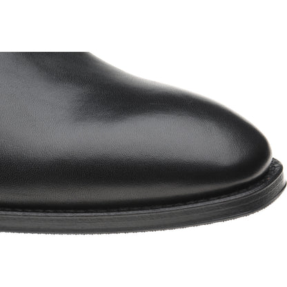 Product image for Herring Shrewsbury mens Oxfords in black calf (second)