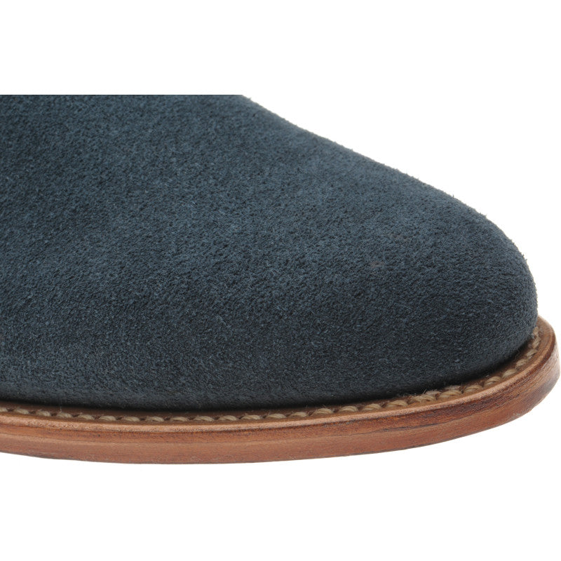 Product image for Herring Sittaford mens Chelsea boots in ocean suede