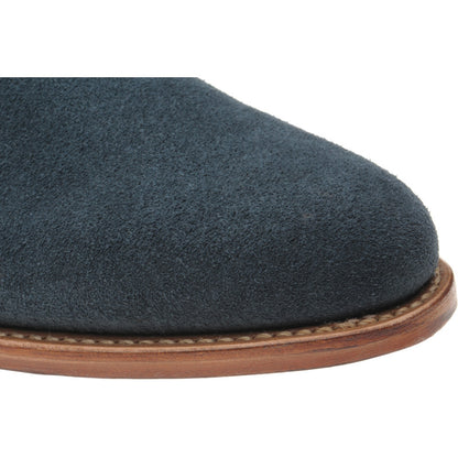 Product image for Herring Sittaford mens Chelsea boots in ocean suede