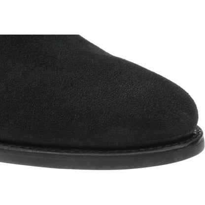 Product image for Herring Sittaford Rubber mens rubber-soled Chelsea boots in charcoal suede